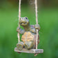 🏆 Surprise Price: Only £14.99!!! 🐢 Whimsical Turtle Swing Decor – A Charming Hanging Ornament for Garden, Patio & Indoor Spaces 🌿✨
