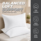 🏨 Hotel Comfort Bed Pillows – Designed to replicate the plush, supportive feel of luxury hotel bedding. Premium hollowfibre filling, medium-firm support & a breathable cotton cover for a cool, comfortable sleep 🌙