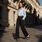 🌬️ Women's Casual Wide-Leg Trousers – Elasticated waist, breathable fabric & a relaxed wide-leg cut. Perfect for lounging at home, running errands or travelling in comfort 🧳
