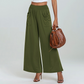 🌬️ Women's Casual Wide-Leg Trousers – Elasticated waist, breathable fabric & a relaxed wide-leg cut. Perfect for lounging at home, running errands or travelling in comfort 🧳