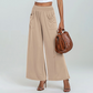 🌬️ Women's Casual Wide-Leg Trousers – Elasticated waist, breathable fabric & a relaxed wide-leg cut. Perfect for lounging at home, running errands or travelling in comfort 🧳
