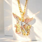 🎉 2026 Sale — Over 25,000 Sold! 😇 Tri-Tone Angel Guardian Pendant Necklace – Gold, Silver & Rose Gold – A Timeless Symbol of Love, Protection & Faith ✨