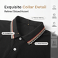 🚆 Men's Contrast Lapel Quick-Dry Short Sleeve T-Shirt – A crisp, collared look without the weight of a full polo. Quick-dry, crease-resistant fabric for busy mornings & commutes. Pairs perfectly with chinos, jeans & shorts 🕶️