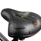 🏙️ Comfortable & Breathable Bicycle Saddle – Designed for the daily commute and weekend leisure rides. Ergonomic shape, soft cushioning & a ventilated centre channel that reduces pressure and keeps you cool on the way to work ☀️