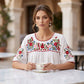 💃 Women's Casual Loose Embroidered Top – Flattering relaxed fit, delicate embroidery detail & airy, moisture-wicking fabric. A versatile piece for warm days & layered evenings 🌸