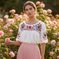 💃 Women's Casual Loose Embroidered Top – Flattering relaxed fit, delicate embroidery detail & airy, moisture-wicking fabric. A versatile piece for warm days & layered evenings 🌸