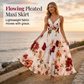 💃 Women's Printed Spaghetti Strap Maxi Dress – Designed to flatter with a V-neckline, adjustable thin straps & a flowing A-line silhouette. A timeless, feminine piece for warm-weather occasions 🌿