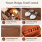 Large Capacity PU Leather Makeup Bag 💄 Room for Everything, Looks Beautiful on Your Dressing Table ✨