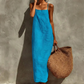 🎉 LIMITED TIME 50% OFF! 👗 Women's Casual Solid Colour Slip Dress – Lightweight Cotton Blend & Flowing Maxi Length – Effortlessly Elegant 🌸✨