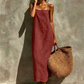 🎉 LIMITED TIME 50% OFF! 👗 Women's Casual Solid Colour Slip Dress – Lightweight Cotton Blend & Flowing Maxi Length – Effortlessly Elegant 🌸✨