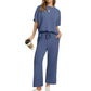 👚👖 Women's Soft Casual Top & Trousers Set | Relaxed Fit, Lightweight & Effortlessly Comfortable for Everyday Wear