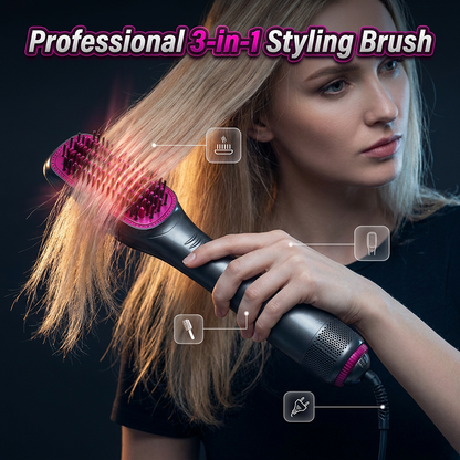✨ Silky, Bouncy Hair at Home – Ionic Hot Air Styler with Ceramic Barrel. Free UK Delivery