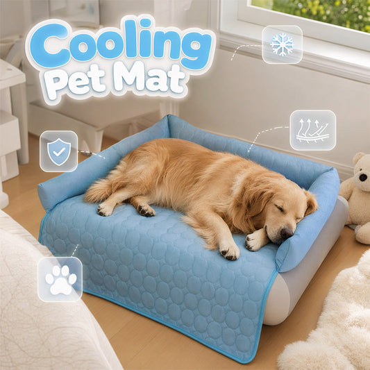 Ice Cooling Pet Mat ❄️ No Fridge, No Water, Just Instant Cool – Your Pet's Summer Saviour 🐾✨