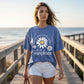 🌼 Unisex Vintage Washed Daisy Print T-Shirt | Relaxed Loose Fit, Soft Retro Fabric & Effortless Street Style