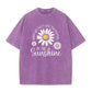 🌼 Unisex Vintage Washed Daisy Print T-Shirt | Relaxed Loose Fit, Soft Retro Fabric & Effortless Street Style