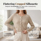 🌸 Women's Thin Cropped Cardigan – Button-Front, Lightweight Summer Shawl & Perfect Layering Piece for Slip Dresses & Camis