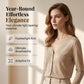 🌸 Women's Thin Cropped Cardigan – Button-Front, Lightweight Summer Shawl & Perfect Layering Piece for Slip Dresses & Camis