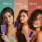 Ventilated Detangling Brush for Curly Hair 💨 Knots Out, Curls Poppin' – Gentle Styling for Bouncy, Defined Ringlets ✨