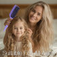 Ventilated Detangling Brush for Curly Hair 💨 Knots Out, Curls Poppin' – Gentle Styling for Bouncy, Defined Ringlets ✨
