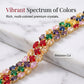 Women's Elegant Multicolor Tennis Bracelet 💎 A Rainbow of Sparkle – Delicate, Dazzling & Made to Catch the Light ✨