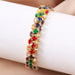 Women's Elegant Multicolor Tennis Bracelet 💎 A Rainbow of Sparkle – Delicate, Dazzling & Made to Catch the Light ✨
