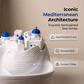 Blue & White Ocean Theme Ceramic Key Holder Tray 🌊 A Splash of Seaside Serenity – Keep Your Keys & Treasures Shipshape ✨