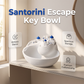 Blue & White Ocean Theme Ceramic Key Holder Tray 🌊 A Splash of Seaside Serenity – Keep Your Keys & Treasures Shipshape ✨