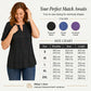 🎉 2026 Sale — Over 47,000 Sold! 👚 Women's V-Neck Pleated Blouse – Graceful, Timeless & Perfect for Work, Weekends & Special Occasions ✨