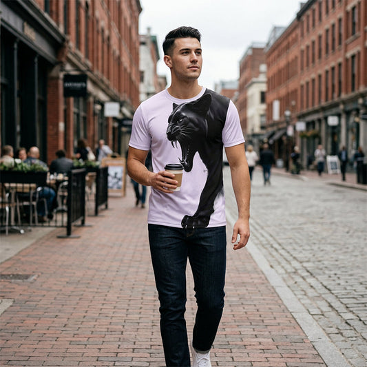 🎉 LIMITED TIME 50% OFF! 👕 Men's Breathable Graphic Printed T-Shirt – Ergonomic Athletic Fit & Fade-Resistant Digital Print – Built for the Gym, Track & Street 💪✨