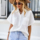 Women's Cotton-Linen Short-Sleeve Shirt 👚 Light as a Summer Breeze, Cool as Linen Should Be ✨