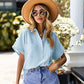 Women's Cotton-Linen Short-Sleeve Shirt 👚 Light as a Summer Breeze, Cool as Linen Should Be ✨