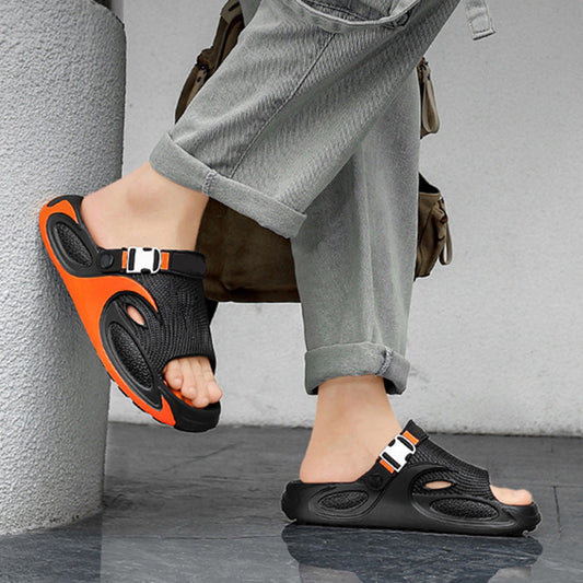 📢📢 50% OFF !! ⏰ Men's Casual 2-Way EVA Sandals – Wear as Slides or Slingbacks – Lightweight, Water-Friendly & Perfect for Beach Days & Poolside Lounging 🌊✨