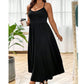 🌸 Women's Spaghetti Strap Empire Waist Maxi Dress | Flattering High Waistline, Flowy Silhouette & Effortless Summer Elegance