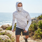 📢📢 50% OFF !! ⏰ Men's 5-Pack UV Protection Hooded Sun Shirts – Long Sleeve, Breathable & Built for Fishing, Hiking & Outdoor Work 🌊✨