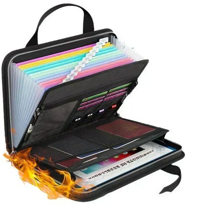 ⏳Limited-Time 50% OFF!⏰🔥 Fireproof Accordion File Folder – Ultimate Document Security 💞🗂️