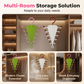 V-Shaped Double-Sided Hanger Storage Rack 👔 Hang More, Clutter Less – A Clever Space-Saving Hero for Your Wardrobe ✨