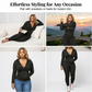 Women's Long Sleeve Hooded Sweatsuit 🧥 Hood Up, Chill Out – Your New Weekend Uniform ✨