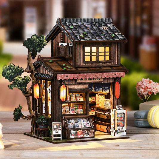 Springtime Store Miniature House with LED Light 🏠 A Tiny Flower Shop That Lights Up Your World ✨