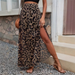 Women's Leopard Print High-Split Maxi Skirt 🐆 A Flash of Wild, a Flutter of Grace – Your Statement Piece Awaits ✨