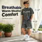 Men's Casual T-Shirt & Shorts Set 👕🩳 A Laid-Back Look for Sun-Soaked Days ✨