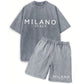 Men's Casual T-Shirt & Shorts Set 👕🩳 A Laid-Back Look for Sun-Soaked Days ✨