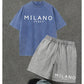 Men's Casual T-Shirt & Shorts Set 👕🩳 A Laid-Back Look for Sun-Soaked Days ✨