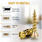Self-Drilling Drywall Anchors with Screws Kit 🛠️🔩 No Pilot Holes, No Fuss – Just Screw In, Hang Heavy & Done ✨