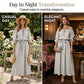 Women's Off-Shoulder Maxi Dress with Waist Tie 🌸 Bare Shoulders, Cinched Waist – A Romantic Silhouette for Sun-Soaked Days ✨