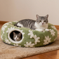 Washable Cat Tunnel Bed for Indoor Cats 🐱 Hide, Pounce, Snooze – One Cosy Cave for Every Mood ✨