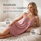 Women's Lace V-Neck Modal Nightdress 🌙 Delicate Lace, Dreamy Softness – Drift Off in Style ✨