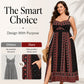 Plus Size Boho Spaghetti Strap Maxi Dress 🌸 Free-Spirited & Flattering – A Flowing Silhouette for Every Curve ✨