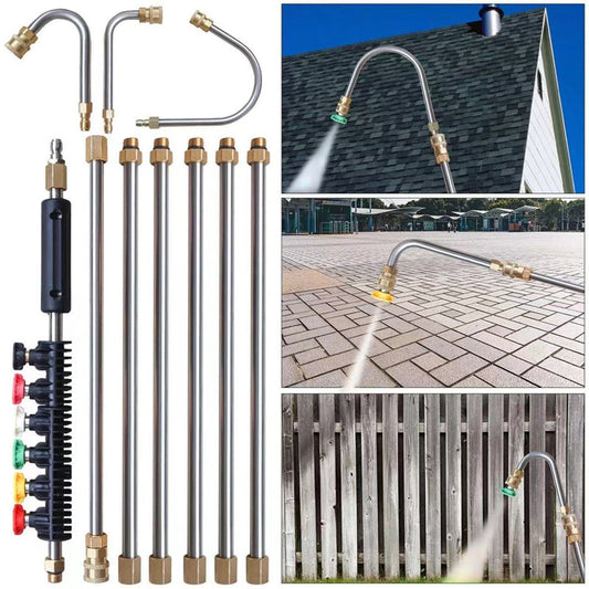 4000 PSI High-Pressure Cleaning Wand Set 💦 More Reach, More Power – Blast Away Years of Grime in Minutes ✨