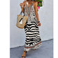 🌸 Limited Sale 50% OFF 🌸 Women's Animal Print Backless Halter Maxi Dress – Bold Print, Bare Back & Flowing Silhouette – Perfect for Sun-Soaked Days & Sultry Evenings ✨