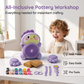 Kids' Electric Pottery Wheel DIY Clay Craft Kit 🎨 Spin, Shape & Create – A Real Working Wheel for Little Hands ✨